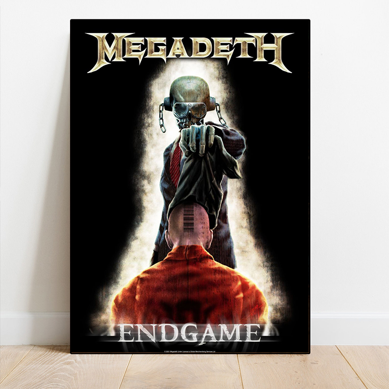 Affiche d'album de groupe de rock RapMetal Megadeths classique, chanteur Hip Hop, peinture sur toile et impressions, art mural, photo pour décor de chambre n° 3