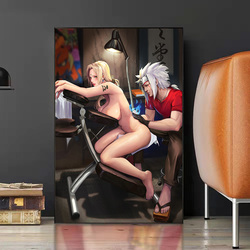 HD Anime Sexy Nude Girls hypothécaire oo Moderne Toile Wall Art Poster Prhonneur, High Quality, Nordic Living Room Decor small picture n° 3