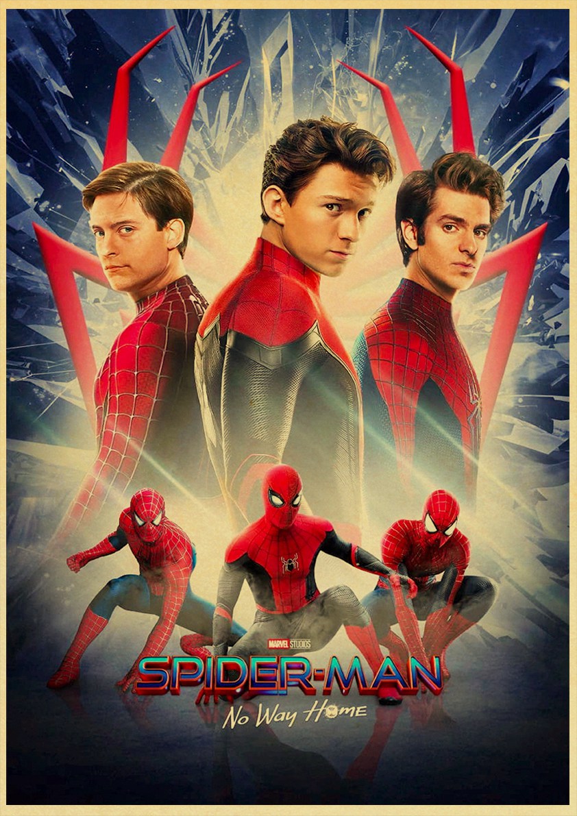 Affiches de film de Disney Spider Man Marvel, affiche de salon rétro, image café, décoration moderne, décor mural de Chambre, peinture pour enfants n° 3