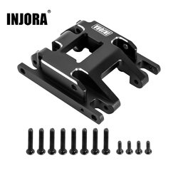 INJORA – plaque de Transmission en aluminium CNC 19g, pour voiture sur chenilles 1/18 RC TRX4M, pièces de mise à niveau (4M-11BK)