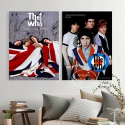 The _ Who-Affiches imprimées de musique pop classique, peinture sur toile, art mural, gérer pour la famille moderne, salon, club, bar, décoration d'intérieur small picture n° 2