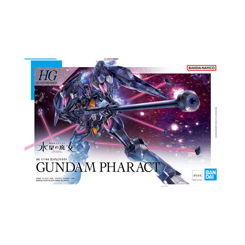 Bandai-Gode aérien Gunpla Hg 1/144 Gundam, Lfrith The Witch From Mercury Series, Modèle d'assemblage, Analyste de robots à collectionner n° 6