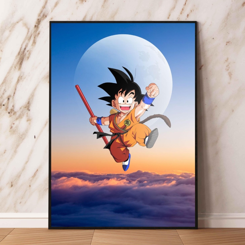 Affiches en toile Dragon Ball Goku, impressions modulaires, image moderne, décoration murale pour la maison, salon, figurines d'action pour enfants, cadeaux de décoration n° 3