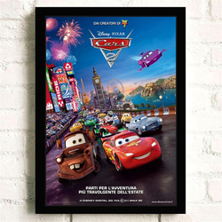 Peinture sur toile Disney McQueen Pixar Racing Car Story pour chambre d'enfants, décoration murale de fond de maison, cadeau small picture n° 4