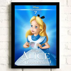 Peinture sur toile Disney Alice au pays des merveilles, art mural, affiches et impressions nordiques, décoration de la maison, décoration de salon small picture n° 2