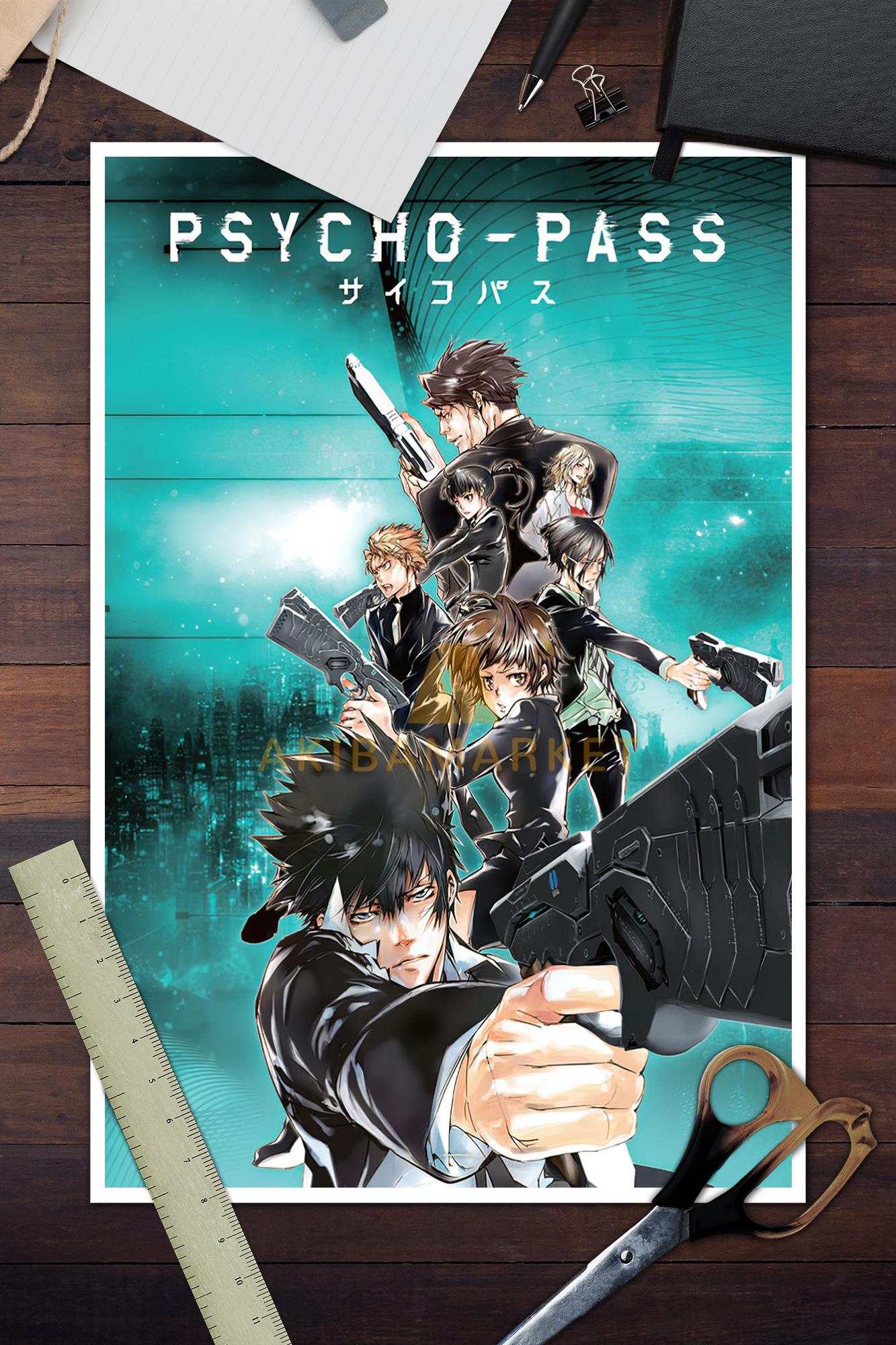 Affiche de peinture décorative sur toile psycho pass 3, art mural, affiches de salon, peinture de chambre à coucher n° 3