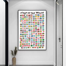 World Feel-Affiche imprimée d'art pour enfants, peinture sur toile pour la maternelle, photo d'art mural, salon, décoration d'intérieur