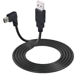 Câble USB 2.0 mâle vers mini USB vers vers vers le bas, résistant, angle droit 90, 0.25m, 0.5m, 1.5m, 3m, pour appareil photo MP4, tablette small picture n° 4