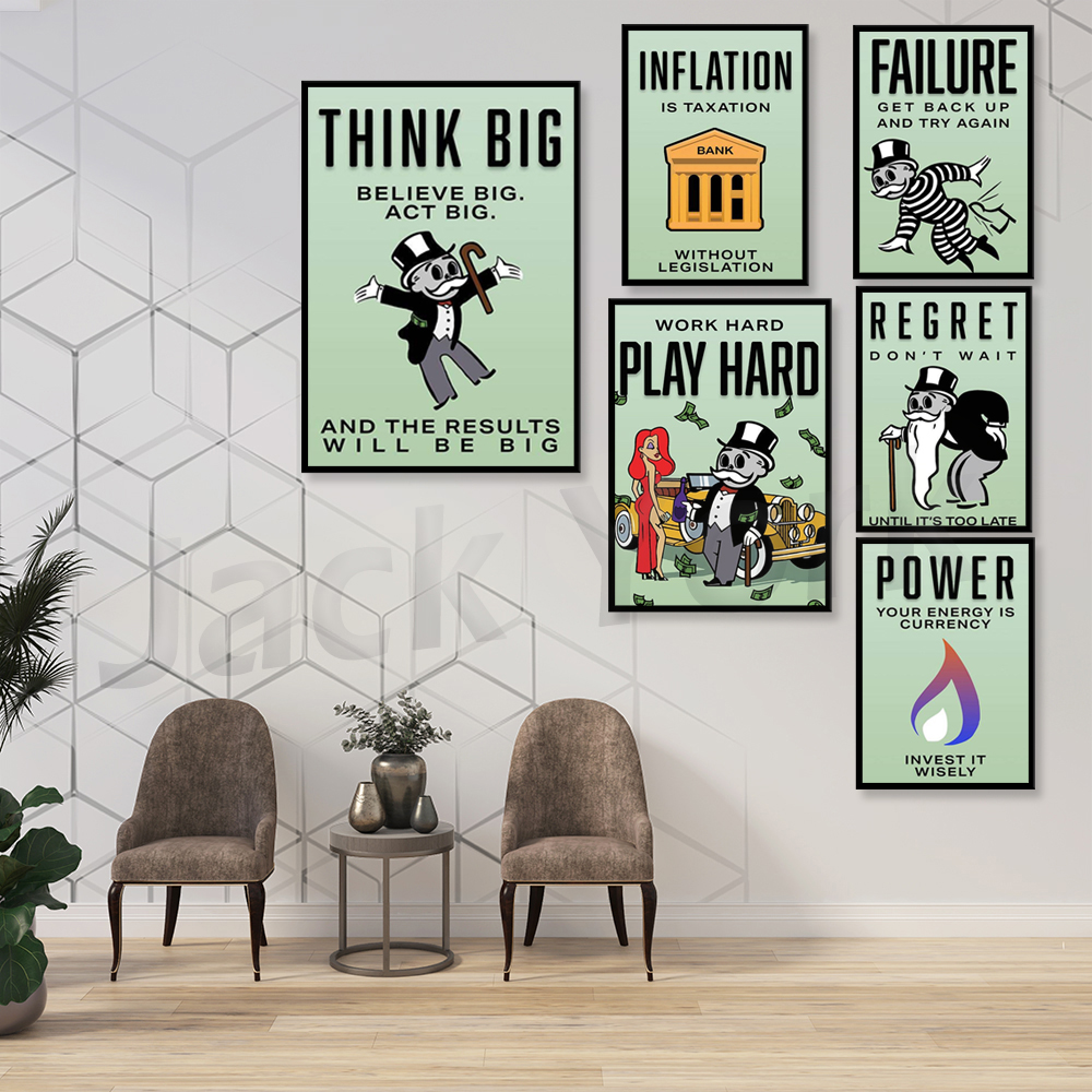 Affiche de positive pour le travail dur, affiche de récompense, affiche de sagesse, impression d'art de motivation, Art mural d'inspiration n° 2