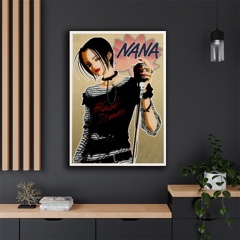 Affiches Anime NANA Retro Bar 73Decor, Nostalgia Gift, Funny Prhonneur, Wall Art, Kawaii Room Decor, Sexy Girl Poster, Aesthetics, Hot n° 4