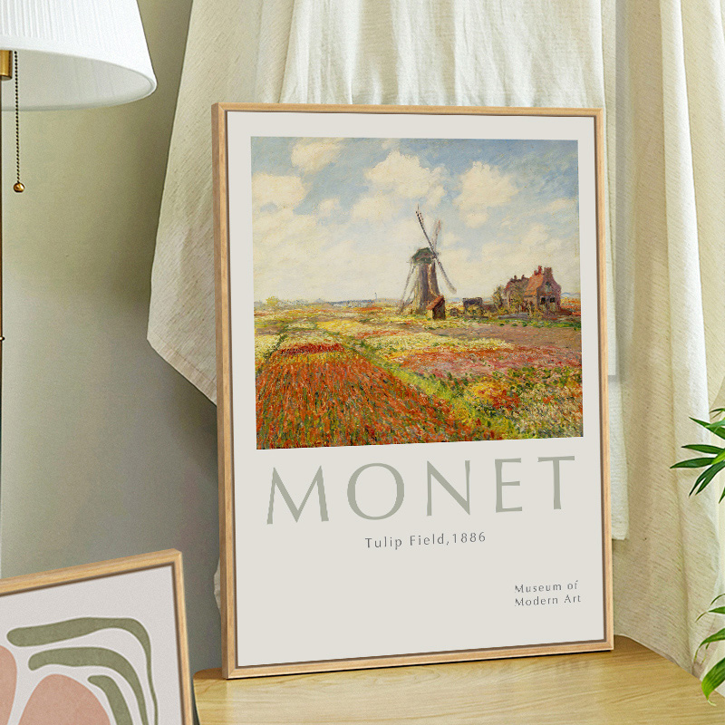 Vintage Master Monet Fleur Paysage Affiches Impressions, Art Mural, Peinture Sur Toile, Nordique, Gérer Pour Salon, Décor À La Maison n° 3