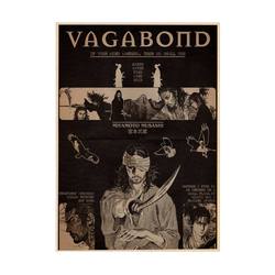 Babaite Vagabond Manga Posters, Kraft Paper, Vintage, Wall Art Painting, Study, Aesthetic Art, Small Size small picture n° 4