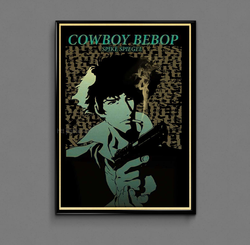 Affiche Vintage Cowboy Bebop, Japon Anime, Peinture Imprimée, Papier Kraft, Toile Rétro, Image, Salon, Maison, Chambre, Décor de Bar, Nouveau small picture n° 4