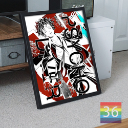 Affiche d'anime japonais Psycho Pass, impressions sur toile, décor mural Anime Rick, Art mural pour salle de jeux, décoration de la maison small picture n° 4