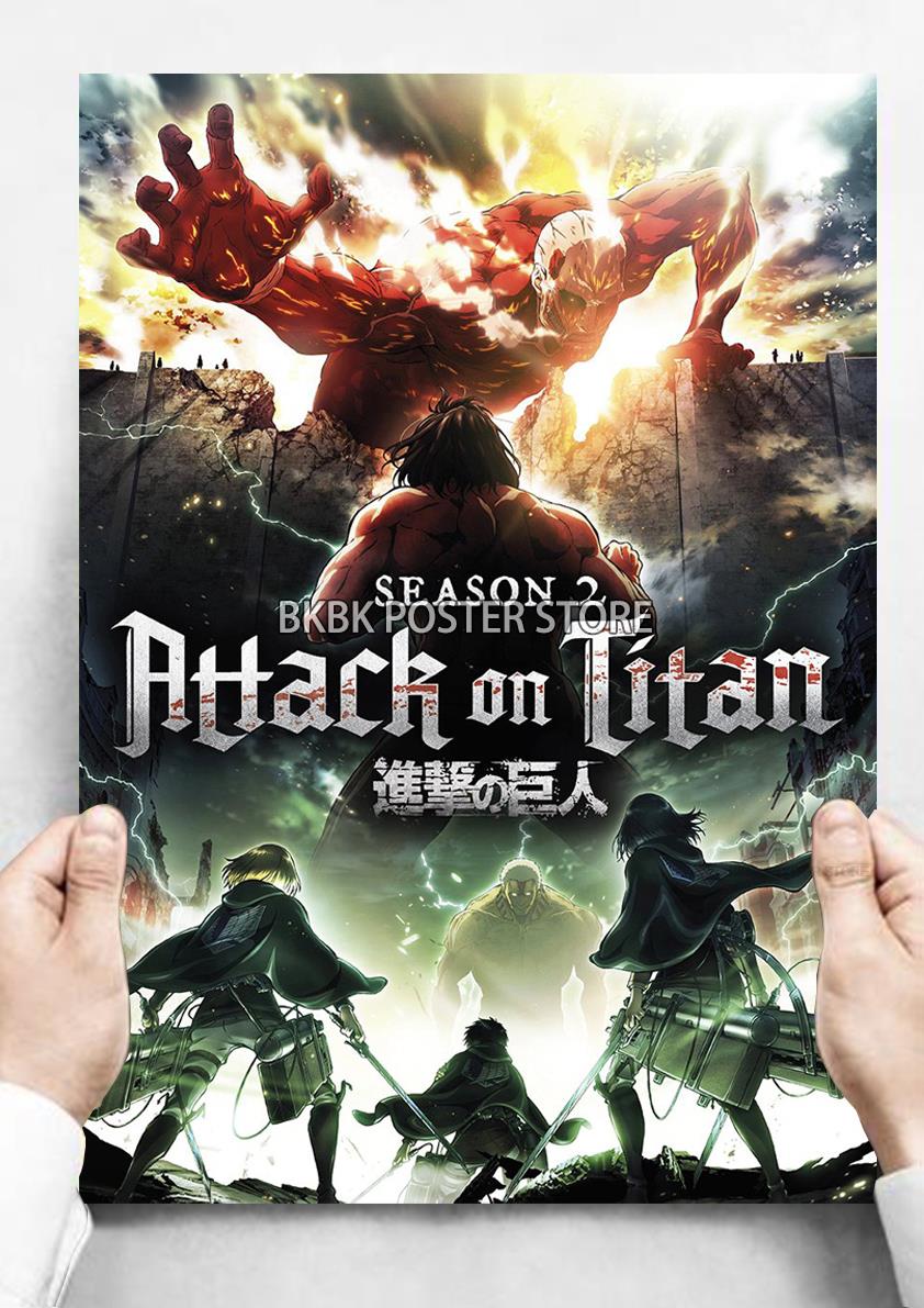 Affiche d'attaque des titans, classique, Anime, Final, nostalgique, Harajuku, décoration, Chambre, café, Bar, maison, papier peint, Chambre d'enfant n° 2