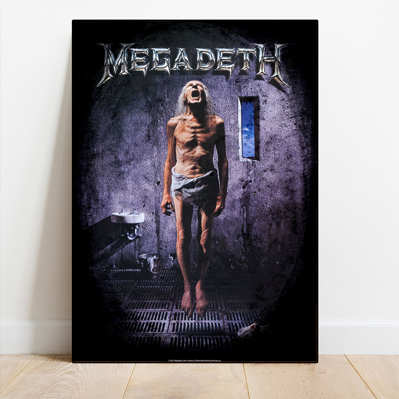 Affiche d'album de groupe de rock RapMetal Megadeths classique, chanteur Hip Hop, peinture sur toile et impressions, art mural, photo pour décor de chambre n° 4