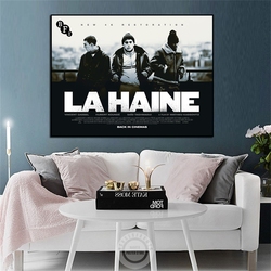 La Haine – affiche Vintage de films, Film d'art mural du drame du Crime français, peinture sur toile, décoration de La maison, 1995 small picture n° 5