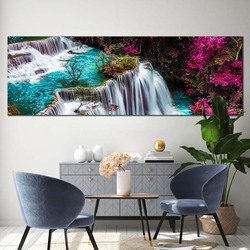 Affiches de paysage modernes pour la maison, décor de plage et de mer, cascade, impressions sur toile, art mural pour salon, coutumes de chevet small picture n° 3