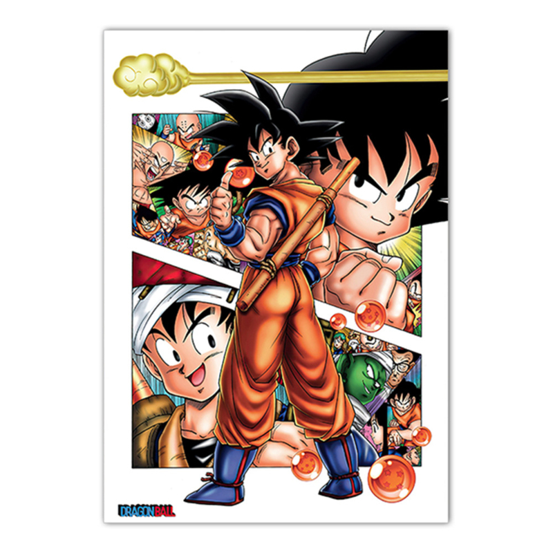 Affiche murale Dragon Ball Around Son Goku pour enfants, Art mural décoratif, Master Roshi Kuririn, Vegeta, Papier peint IVToys, AneseManga, 10/2019 n° 4