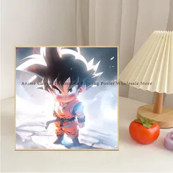 Peinture sur toile colorée Anime Dragon Ball Goku, affiche HD, image imprimée, décoration murale pour la maison, cadeau pour enfants, mode bar small picture n° 3