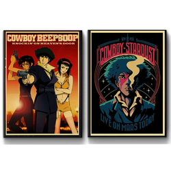 Affiche Vintage Cowboy Bebop, Japon Anime, Peinture Imprimée, Papier Kraft, Toile Rétro, Image, Salon, Maison, Chambre, Décor de Bar, Nouveau small picture n° 2