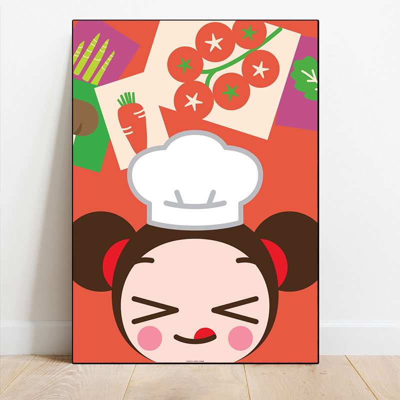 Affiches et impressions de Pucca pour chambre d'enfant, peinture sur toile de dessin animé moderne, image d'art mural pour salon, décor de pépinière, Rick, mignon n° 3