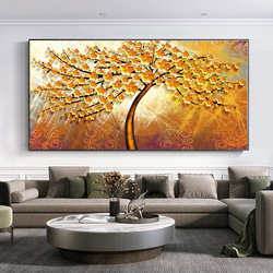 Peinture sur toile murale avec paysage de fleurs, arbre de vie GustAbility Klimt, affiche scandinave, image imprimée pour salon, décoration d'intérieur small picture n° 5