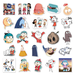 Autocollants de Dessin Animé pour Enfant, Adhésifs Étanches, Kawaii, Hilda, pour Ordinateur Portable, Valise, Stockage, Album, Graffiti, Jouets, Cadeaux small picture n° 6