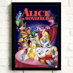 Peinture sur toile Disney Alice au pays des merveilles, art mural, affiches et impressions nordiques, décoration de la maison, décoration de salon small picture n° 3