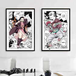 Demon Slayer Japan Movie Anime Posters, Anajiro Inosuke Comics, Kids Bedroom, Home Decor, Canvas Customs Wall Art, HD, Frameless small picture n° 2