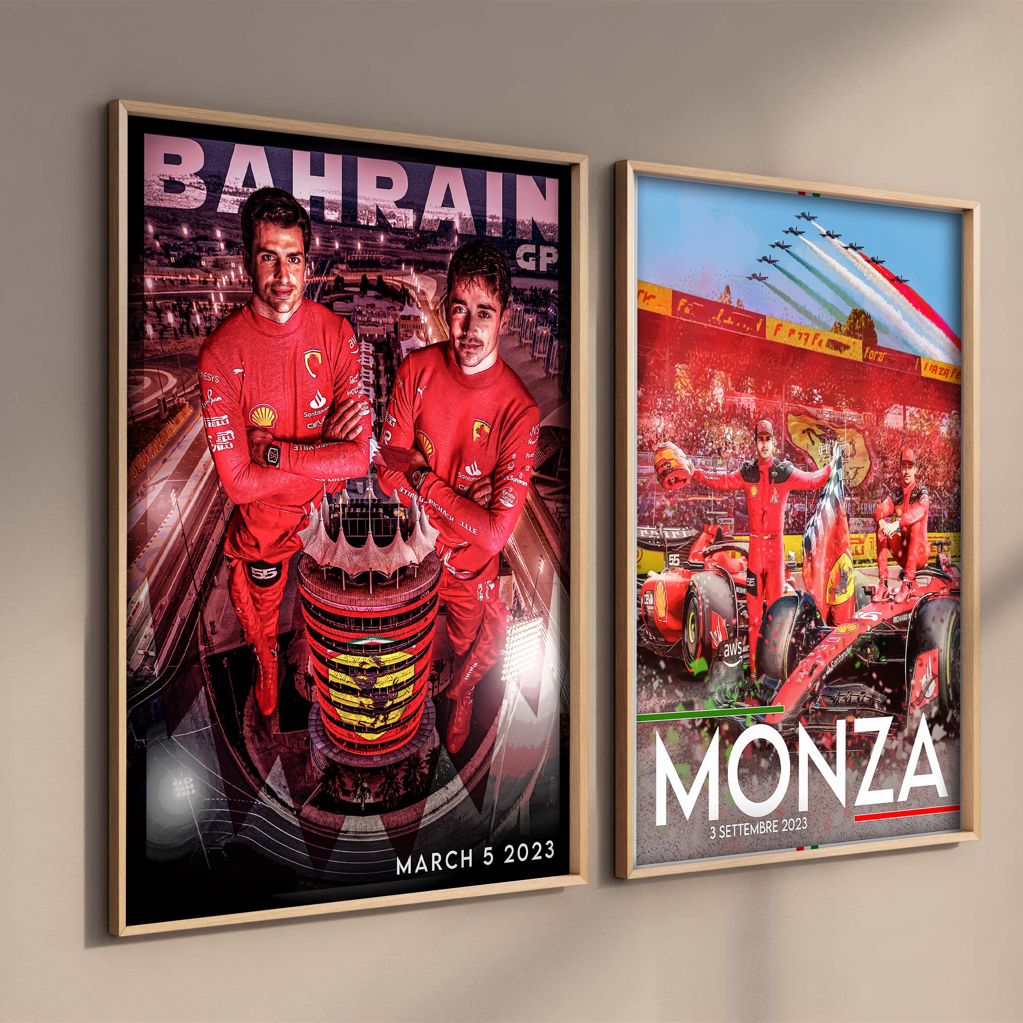 Affiche Grand Masters F1 Inboulon t, Esthétique Monza Racing, Couverture de Ville, France, Espagne, Formule 1, Voiture, Impression sur Toile, Art Mural, Décor de Chambre, 2023 n° 2