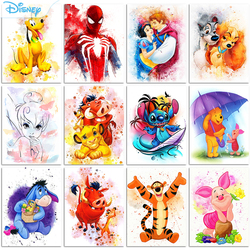 Peinture Diamant de Dessin Animé Disney, Broderie Mosaïque, Bricolage, Cadeau de Décoration de Chambre d'Enfant, Winnie l'Ourson, Point de dériv small picture n° 1