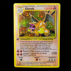 Pokémon German Flash Cards, Glurak, Turtok, Bisaflor, Jeu de cartes de collection, DIY, 1996 ans small picture n° 2