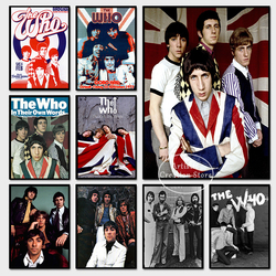 The _ Who-Affiches imprimées de musique pop classique, peinture sur toile, art mural, gérer pour la famille moderne, salon, club, bar, décoration d'intérieur