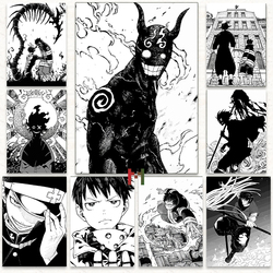 Affiche d'art mural de l'anime japonais Fire Force, impression sur toile, noir et blanc, décoration de la maison et de la chambre small picture n° 1