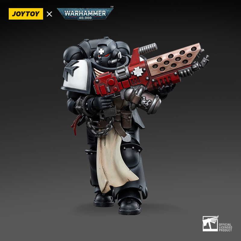 YTOY WARHAMMERe-Jouet de Collection Artistique, 100% Original, Chaîne, 40000, Black Templars, Primaris, Crusader Squad, Robot Action Model, Cadeau n° 3