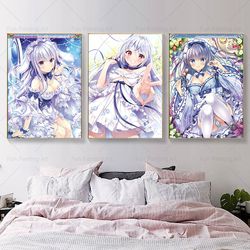 Affiches et Imprimés de Bol Kawaii, Dessin Animé Japonais, Fille Sexy, Peinture sur Toile, Art Mural, Décor de Maison small picture n° 4