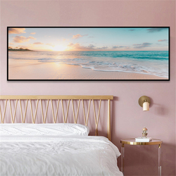 Affiches et impressions d'art mural sans cadre, peinture sur toile moderne, mer, vague, plage, nature, mer, 550, décoration de chambre, gérer small picture n° 3