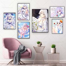 Affiches et Imprimés de Bol Kawaii, Dessin Animé Japonais, Fille Sexy, Peinture sur Toile, Art Mural, Décor de Maison small picture n° 2