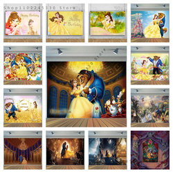 Affiches et College Disney Anime, Pepper Rosa es, La Belle et la Bête, décoration de chambre Kawaii, peinture sur toile, art mural, décoration de la maison